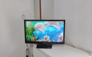 Tv 24"+soporte pared ascao