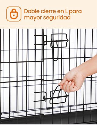 Jaula Perro XL Negra