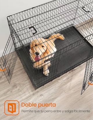 Jaula Perro XL Negra