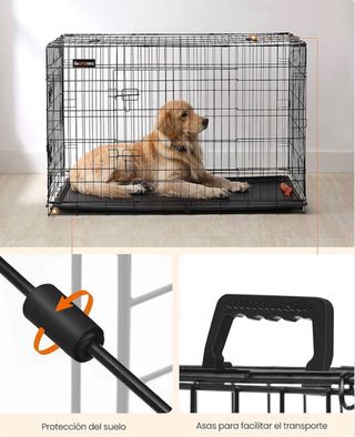 Jaula Perro XL Negra