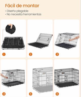 Jaula Perro XL Negra