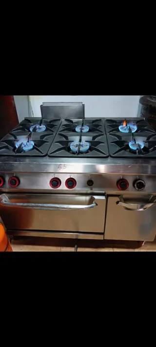 Cocina Industrial Angelopo 6 Fuegos