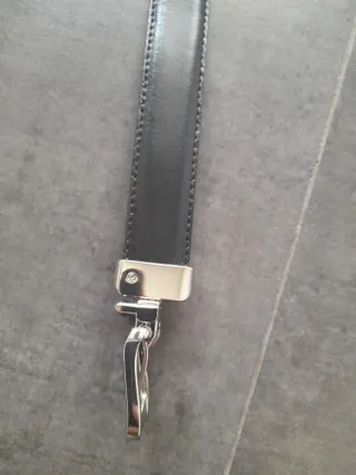 Cinturón niño reversible negro/marrón Largo 93 cm