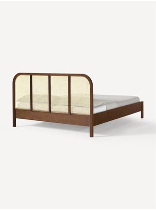 Cama madera cabecero tejido vienes Jones 160 x 200