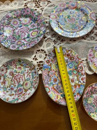 Lote Porcelana Antigua China Macao