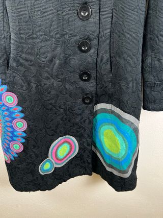 Desigual Cappotto Donna Nero Taglia S