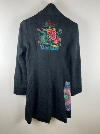 Desigual Cappotto Donna Nero Taglia S