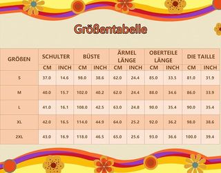 Disfraz Hippie Talla Única con Accesorios