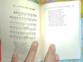 Libro 100 cançons populars de Joan Amades
