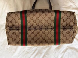 Bolso Tote Gucci Beige Multicolor