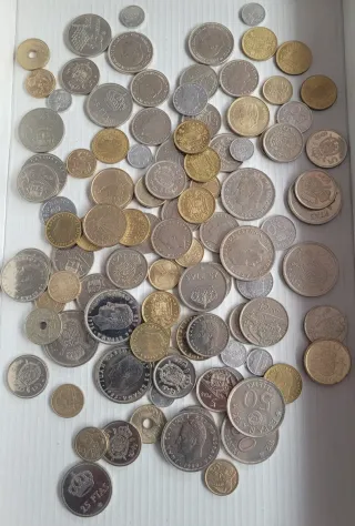 Lote de monedas españolas