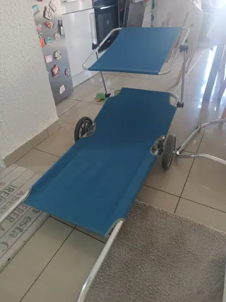 Tumbonas con ruedas (2 unidades)