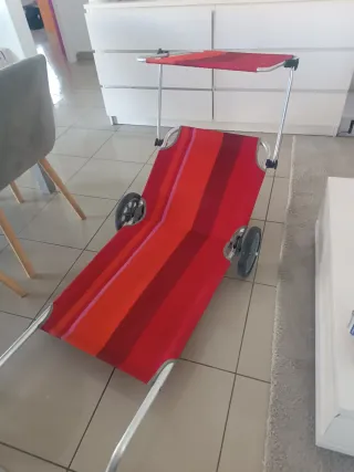 Tumbonas con ruedas (2 unidades)