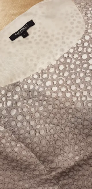 Top Caramelo Beige Talla 40