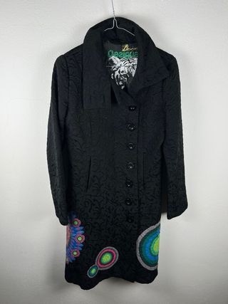 Desigual Cappotto Donna Nero Taglia S