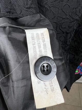 Desigual Cappotto Donna Nero Taglia S