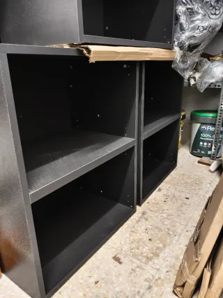 Estanterias Módulos FORMA 5 - Serie Cubo Negro