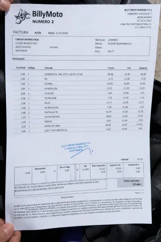 Suzuki Burgman 125 Maxi Scooter Gris