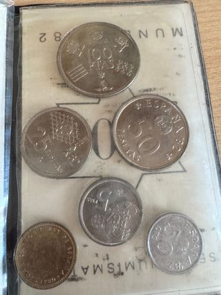 Monedas Mundiales España 82