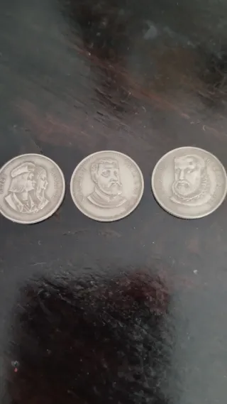 Medallas Plata Ley Monarquías Españolas