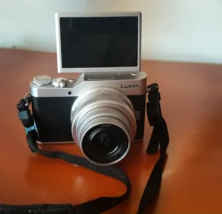Cámara Panasonic Lumix Plata y Negra