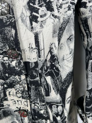 Desigual Cappotto Donna Nero/Bianco Tg XL
