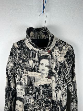 Desigual Cappotto Donna Nero/Bianco Tg XL