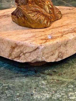 Pareja de lamparas de mesa Art Decó con pajaros