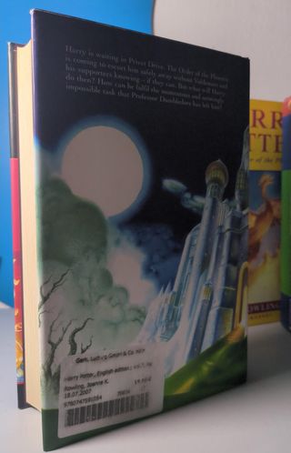 Harry Potter primera edición 5,6 y 7 en inglés