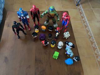 Lote Juguetes Superhéroes y Personajes