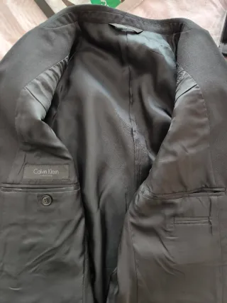 Traje Negro Calvin Klein