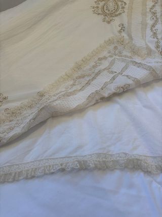 Delantal y pico fallera bordado oro