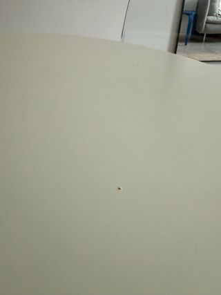 Mesa redonda blanca comedor DOCKSTA