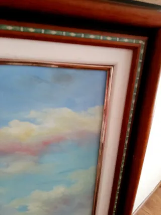 Óleo Grande 80x70 Barco Vela