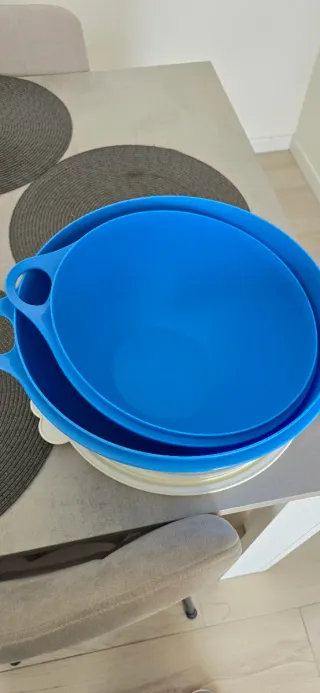 Set 2 Ciotole Tupperware Blu