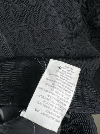 Desigual Nero Elegante Trench Cappotto Donna Tg M