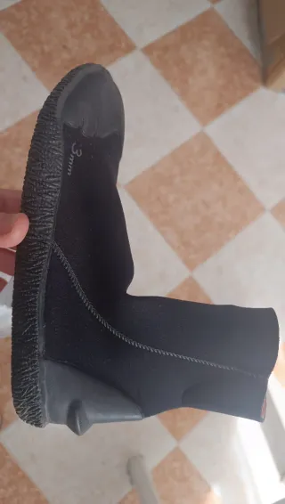 Traje Neopreno Tribord Negro Naranja