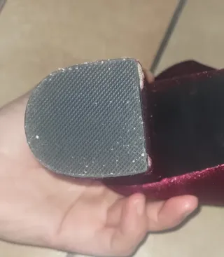 Stivaletti Calzino Velluto Bordeaux 39