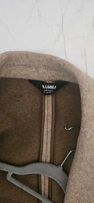 Abrigo de vestir beige/marrón