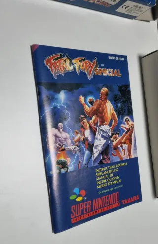 🇪🇺🇪🇦 Fatal Fury Special Snes Super Nintendo