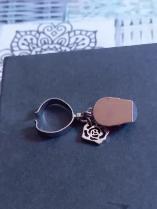 Anillo Calavera Plata Ajustable