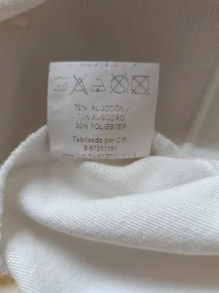 2 Fundas de almohada/cojín Algodón Blanco roto