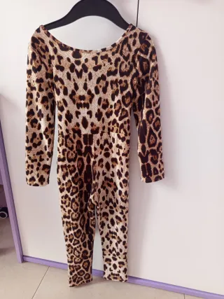 Tuta bambina fantasia maculata Shein 7 anni