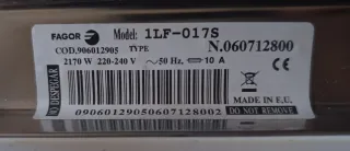 Lavavajillas Fagor Innovation 1LF-017S