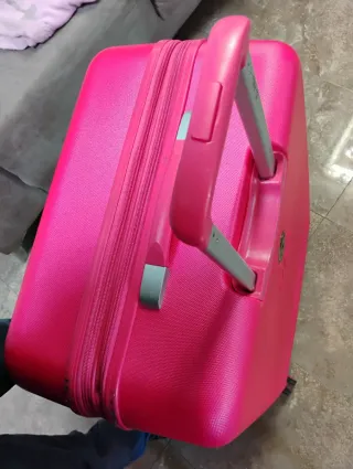 Maleta grande rosa oportunidad
