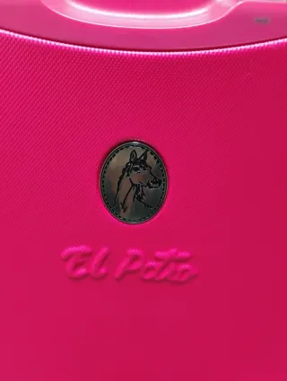 Maleta grande rosa oportunidad
