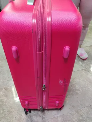 Maleta grande rosa oportunidad