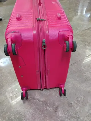 Maleta grande rosa oportunidad