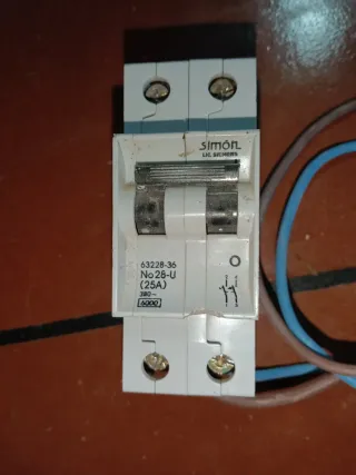 Interruptor Diferencial Simon 25A