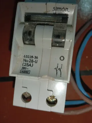 Interruptor Diferencial Simon 25A